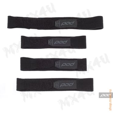 Стрепы наколенников подростковых POD KX YTH Strap Set Black Grey - миниатюра 1