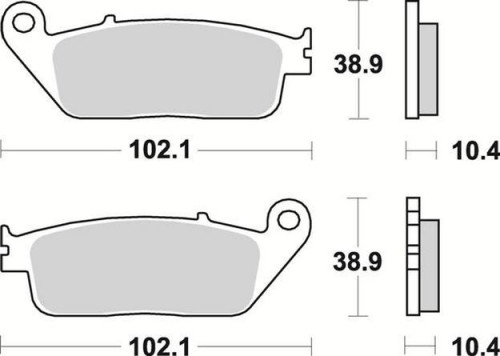 Комплект тормозных колодок Braking под мотоциклы Yamaha