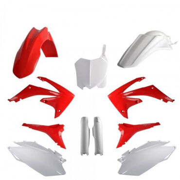 Комплект пластика Polisport Honda CRF250R 2011 13 CRF450R 11 12 OEM color - миниатюра 1