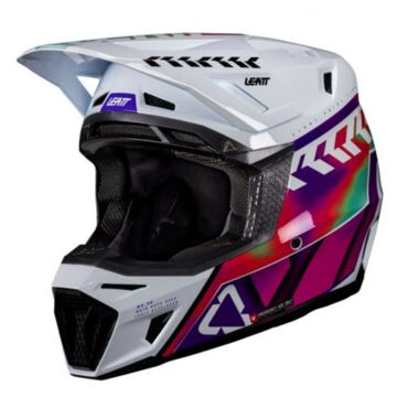 Leatt Шлем кроссовый 8.5 Pinata Teal V26 + очки Velocity 5.5 - миниатюра 9