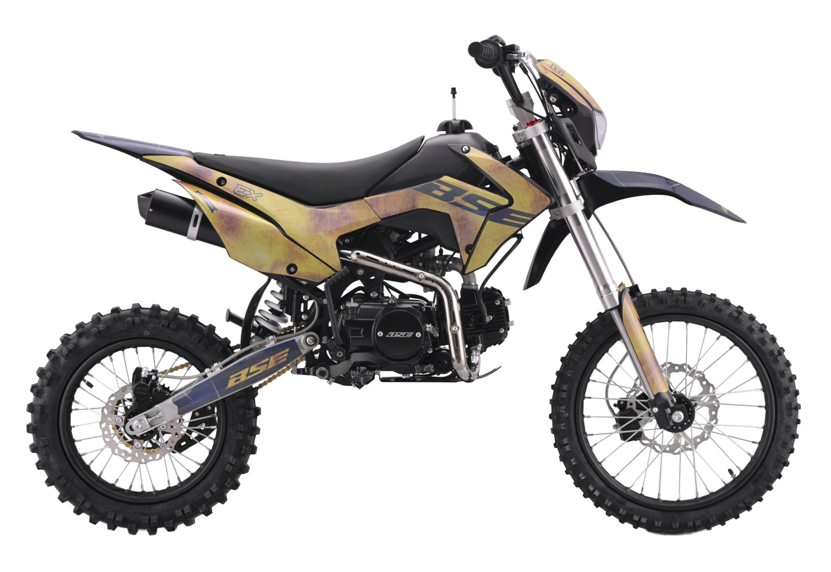 Питбайк BSE EX 17 14 Exclusive Gold - фото 8
