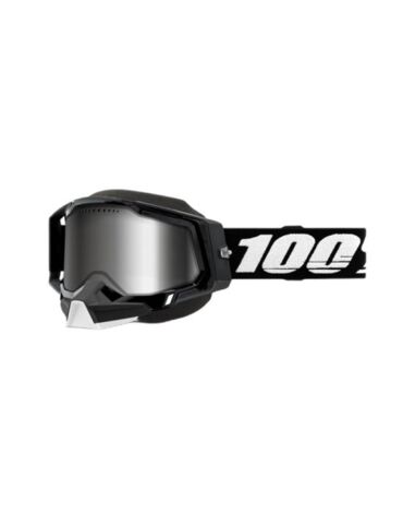 100% Очки Racecraft 2 Snowmobile Goggle Black Mirror Silver Lens