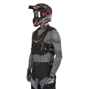 Leatt Защита панцирь Chest Protector 3DF AirFit Black Red - миниатюра 7