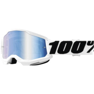 100% Очки Strata 2 Goggle Everest Mirror Blue Lens - миниатюра 1