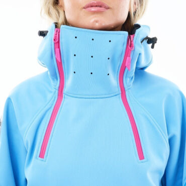 Dragonfly Куртка анорак сноубордическая DF Uktus Woman Blue - Pink - миниатюра 17