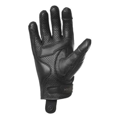 Мотоперчатки Hyperlook Atomic кожаные чёрные - миниатюра 5