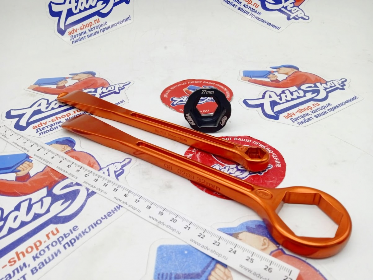 KTM TIRE LEVER KIT 17 27 32 монтажки с вставкой 17 27 32 ( 78129984000 / 78129983000 ) - фото 3