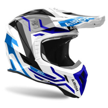 Шлем AIROH AVIATOR ACE 2 GROUND BLUE (Глянцевый) - миниатюра 4