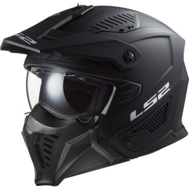 Шлем кроссовый LS2 OF606 DRIFTER SOLID, black matt (L, Взрослая  Дорожная) - миниатюра 1