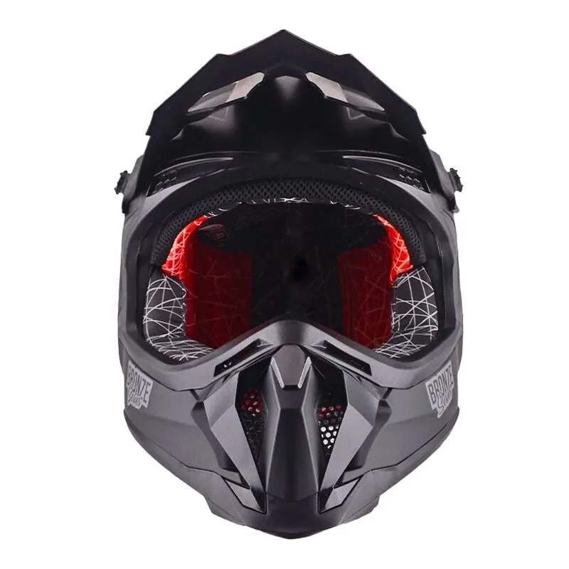Шлем кроссовый Sparx Raptor (JH 601), черный матовый (ЧЗ) - фото 4