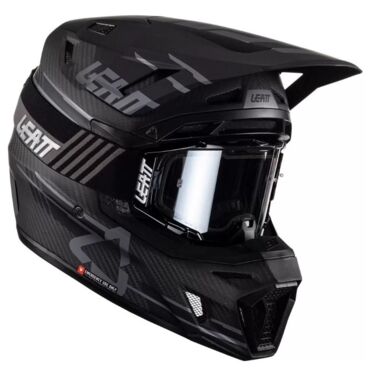 Leatt Шлем кроссовый Moto 9.5 Carbon Kit V26 Black - миниатюра 2