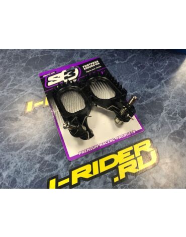 Подножки S3 Parts KTM EXC 2024+ SX F 2023+ Beta RR 2020 2024 ESK 2761 B черные low заниженные