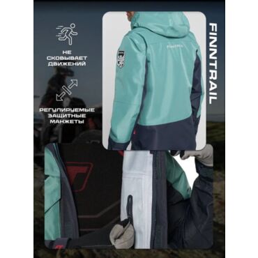 Finntrail Куртка водостойкая Coaster 4023 Petrol - миниатюра 9
