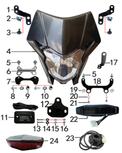 Фара HN 5LED чёрный.616.0351 - миниатюра 21