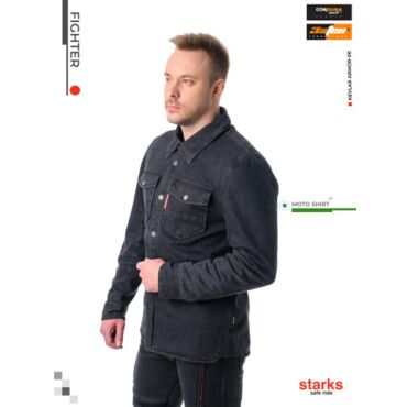 Моторубашка STARKS FIGHTER EVO, black (L, Взрослая  Повседневная) - миниатюра 3