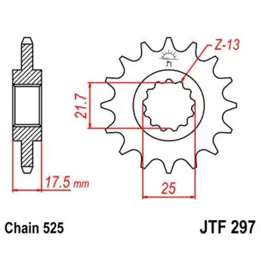 Звезда ведущая JTF297 - миниатюра 1