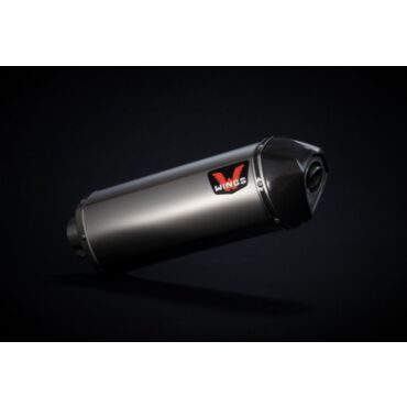 Wings Titanium Mufflers прямоточный титановый выхлоп (silver) HONDA CRF1000 - миниатюра 5