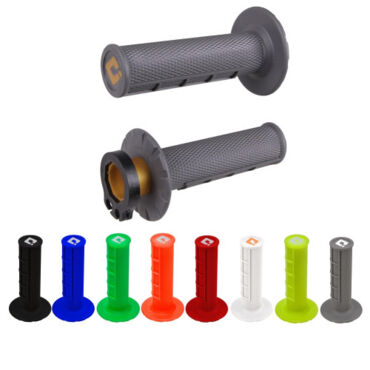 ODI MX V2 Грипсы (ручки руля) Lock On для KTM, Honda, Suzuki, Kawasaki, Yamaha 4 и 2 х тактных мотоциклов, FLO Green - миниатюра 2