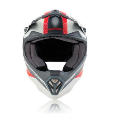 Acerbis Шлем детский IMPACT STEEL JUNIOR Red Grey - миниатюра 4