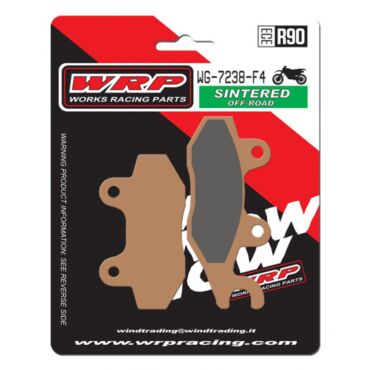 Тормозные колодки WRP WG 7238 F4 (LMP238 OR / FDB631 / FA165) - миниатюра 1