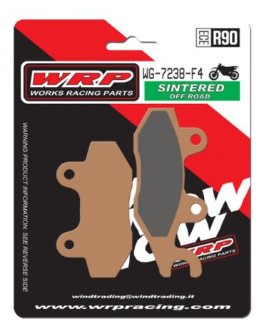 Тормозные колодки WRP WG 7238 F4 (LMP238 OR / FDB631 / FA165)