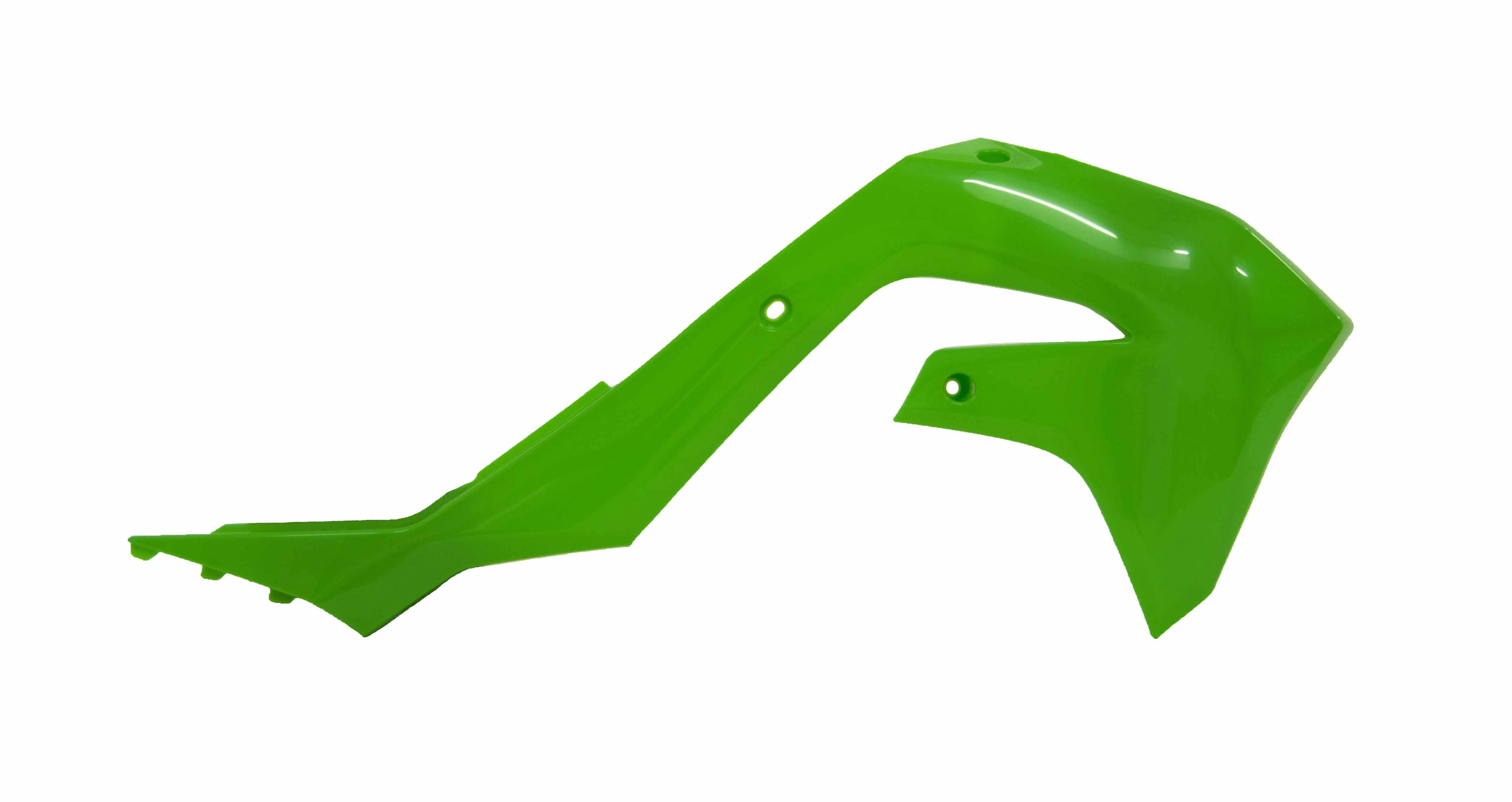 Боковины радиатора зеленые Kawasaki KX250F 21- / KX450F 19- - фото 1