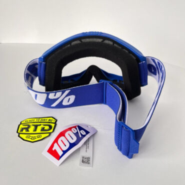 Очки 100% Strata 2 Goggle Blue с прозрачной линзой - миниатюра 4