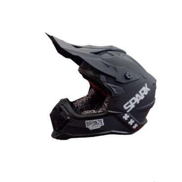 Шлем кроссовый Sparx Raptor (JH 601), черный матовый - миниатюра 2