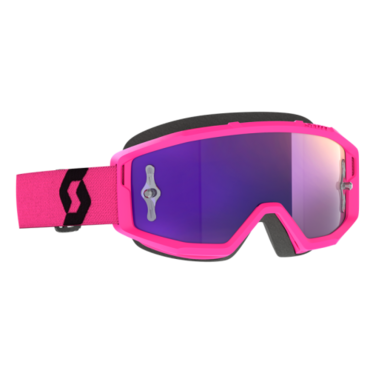 Scott очки кроссовые Primal pink black clear works - миниатюра 3