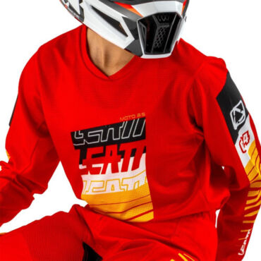 Подростковый комплект Leatt 3.5 Jr Ride Kit Red, (штаны+джерси) - миниатюра 7