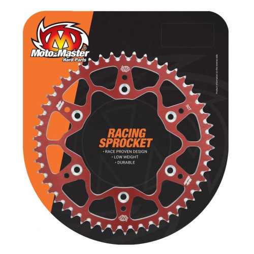 Звезда задняя алюминиевая красная 49 зубов Beta RR 13- / Honda CR CRF - фото 2