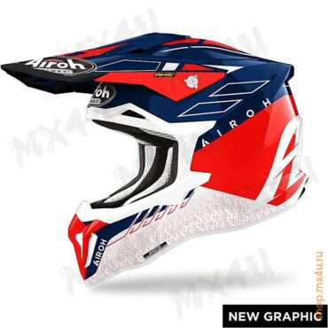 Внедорожный шлем Strycker Skin - Красный\Глянец - миниатюра 4