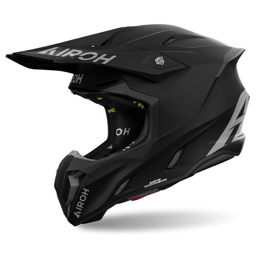 Шлем кроссовый Airoh Twist 3 Color Black Matt - фото 3