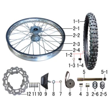 Винт оси передней M16x1.5x23.851.0020 - миниатюра 33