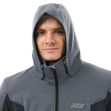 Dragonfly Мототолстовка DF Urban Man 2025 Grey с защитой - миниатюра 20