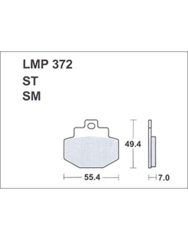 Колодки дискового тормоза AP Racing LMP372 ST (FDB2115 / FA321)