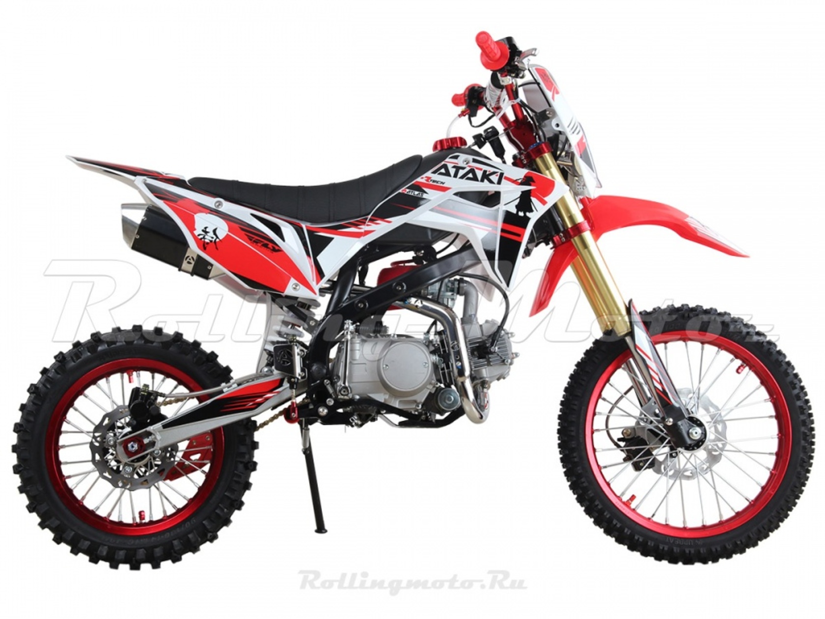 Питбайк ATAKI START YX125EM 17 14 CRF Rollingmoto (эл. стартер) - фото 1