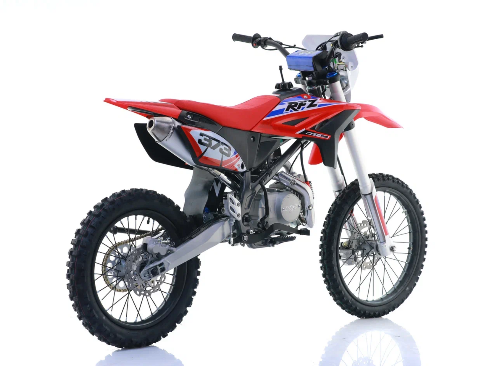 Питбайк Apollo RFZ Y 125LE, 19 16, красный (фара, электростартер) - фото 6