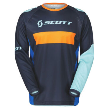 SCOTT Джерси 350 Race Junior blue orange - миниатюра 2