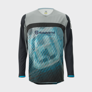 Мотоджерси Husqvarna Railed Shirt Air, blue white (L, Взрослая  Кросс эндуро) - миниатюра 2