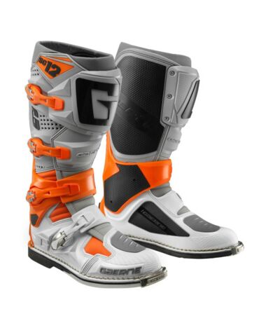 Мотоботы Gaerne SG 12, orange grey white  (42, Взрослая  Кросс эндуро)