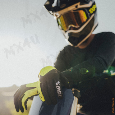 Мотоперчатки ITrack Glove Black Fluo Yellow 2026 - миниатюра 4