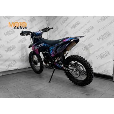 Эндуро / кроссовый мотоцикл BSE Z1 150e 19 16 HotRod Blue - миниатюра 12
