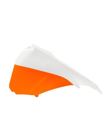 Боковина воздушного фильтра левая SX125 SXF125 450 13 15 # SX250 13 16 # EXC EXCF 14 15 оранжево белая