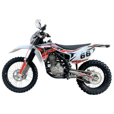 Эндуро / кроссовый мотоцикл BSE Z4 Red 66 (015) - миниатюра 1