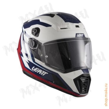 Кроссовый шлем ADV 7.5 Royal Blue Red V26 - миниатюра 7