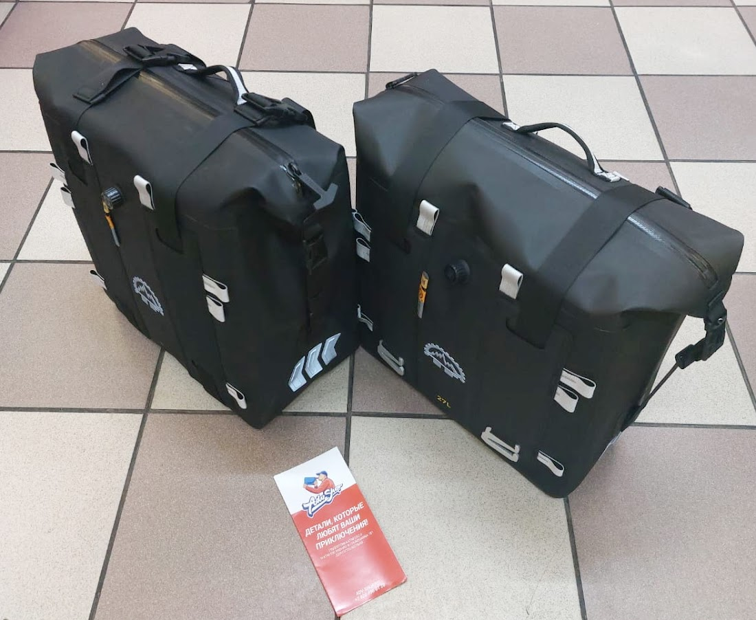 Tripfella Extreme Waterproof Saddle Bags SET ( 27 L+ 27 L ) комплект боковых сумок с крепежами // tfd 525 27х27 - фото 13