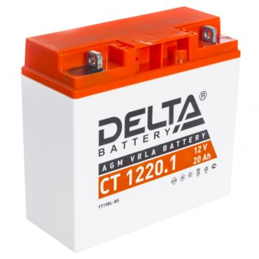 Аккумулятор для мотоцикла Delta CT 1220.1 181x77x167 мм - миниатюра 1