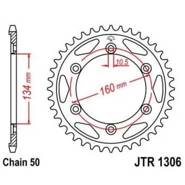 Звезда ведомая JTR1306 - миниатюра 1