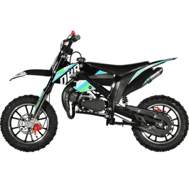 Питбайк детский KAYO DBR SX50 A (2T 49 см3 ручной стартер 2022 г.) - миниатюра 6